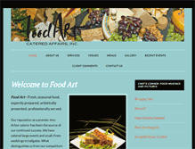 Tablet Screenshot of foodart.biz
